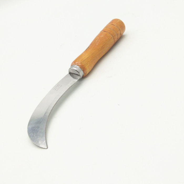 White stainless steel machete cut pineapple knife with wooden handle knife paring knife kitchen knife cut knife