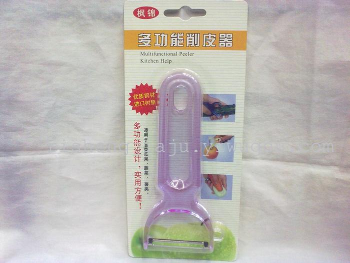 Multi-function Planer fruit peeler to peel the transparent handle to take speed Governor paring knife RS-6198