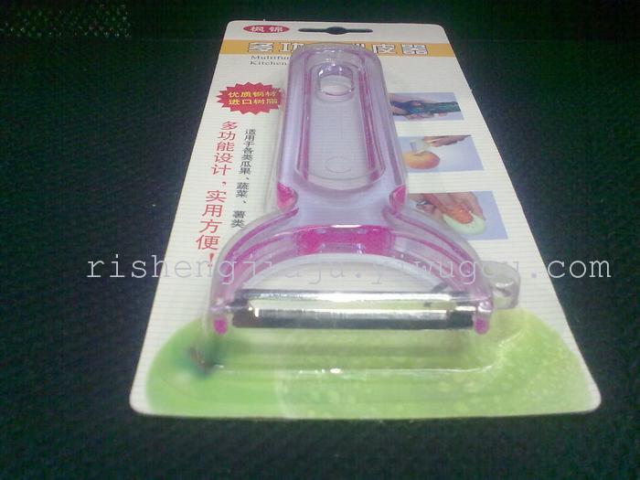 Multi-function Planer fruit peeler to peel the transparent handle to take speed Governor paring knife RS-6198
