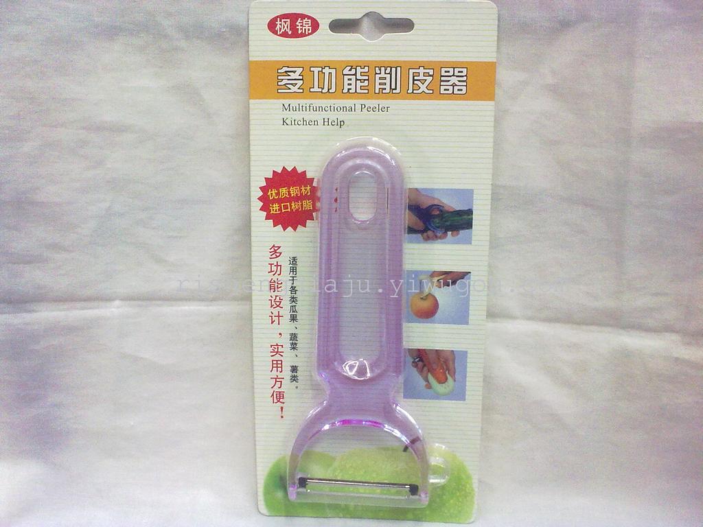 Multi-function Planer fruit peeler to peel the transparent handle to take speed Governor paring knife RS-6198