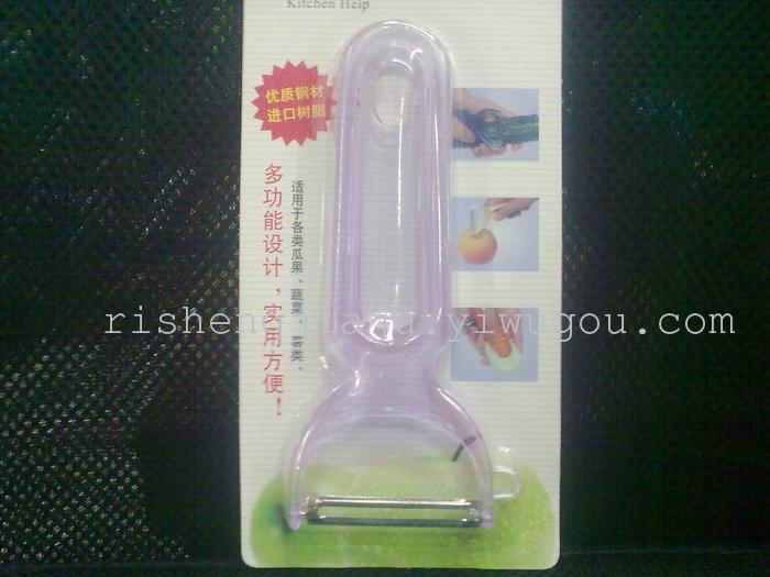 Multi-function Planer fruit peeler to peel the transparent handle to take speed Governor paring knife RS-6198