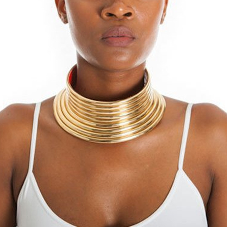African Style Collar Women&#039;s Necklace Wish Cross-Border Hot Ornament Africa Choker Necklace