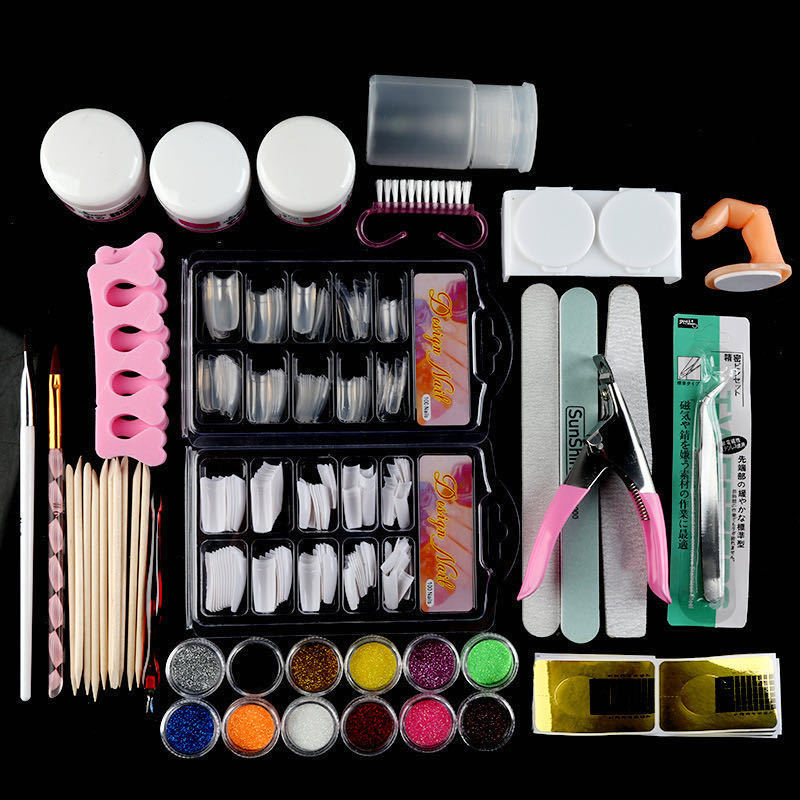 Nail Beauty Tool Set AliExpress Manicure Set Full Set Other African Nail Beauty Tool Set 12 Colors