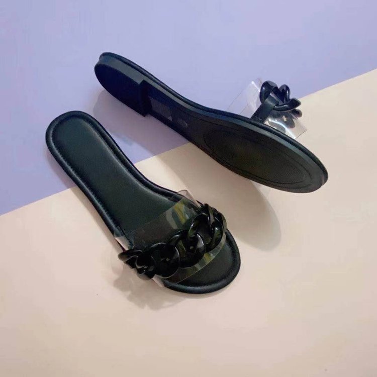 African Candy-Colored Chain Slippers for Women 2021 New African Women Sandals Slipper