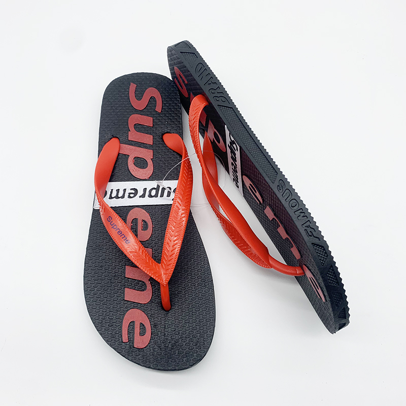Foreign Trade African PVC Blowing Beach Flip-Flops Printing Men's Summer Slippers Spot Custom Pattern Logo Foreign Trade African PVC Blowing Beach Flip-Flops Printing Men's Summer Slippers Spot Custom Pattern Logo