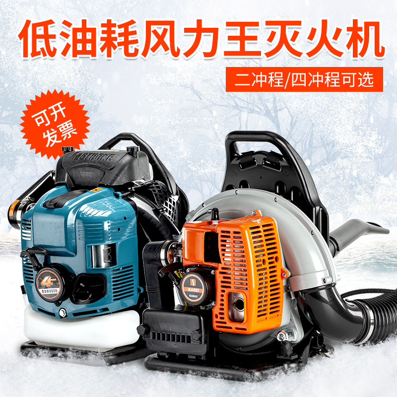 Backpack Wind Fire Extinguisher Road Snow Blowing Dust Cleaner Garden Engineering Four Stroke Forest Road Blower