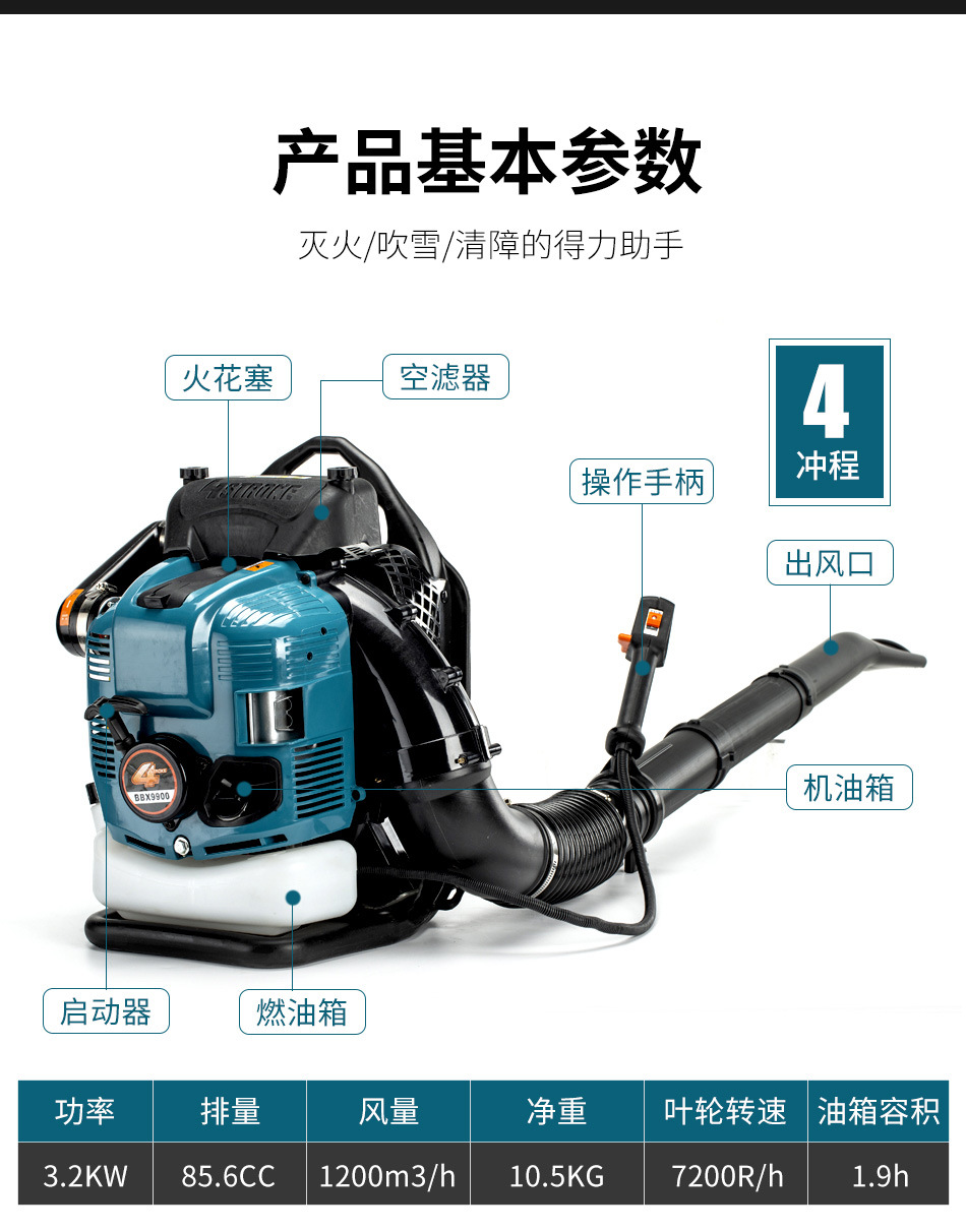 Backpack Wind Fire Extinguisher Road Snow Blowing Dust Cleaner Garden Engineering Four Stroke Forest Road Blower Backpack Wind Fire Extinguisher Road Snow Blowing Dust Cleaner Garden Engineering Four Stroke Forest Road Blower