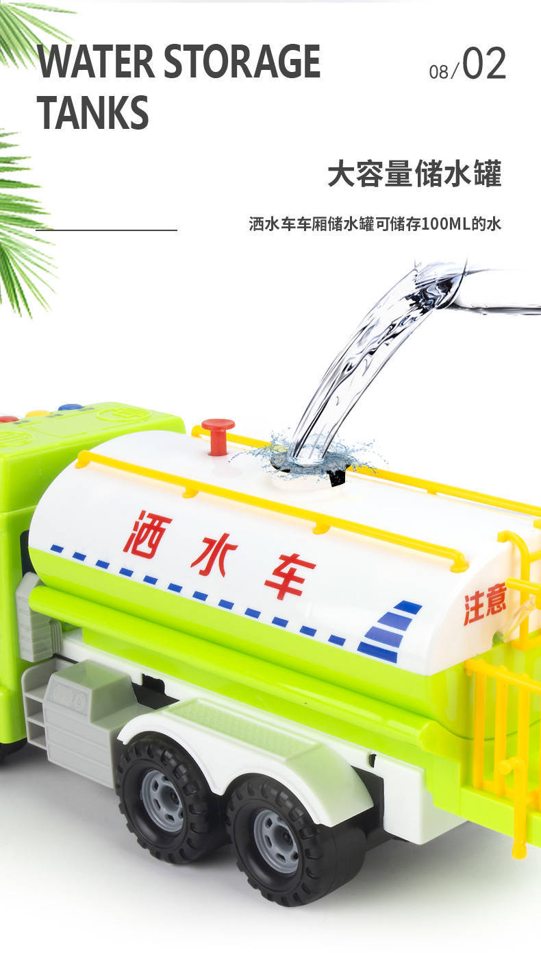 Large fire extinguisher will spray fire truck children boys baby 0-3 years old 4 toy car model Large fire extinguisher will spray fire truck children boys baby 0-3 years old 4 toy car model