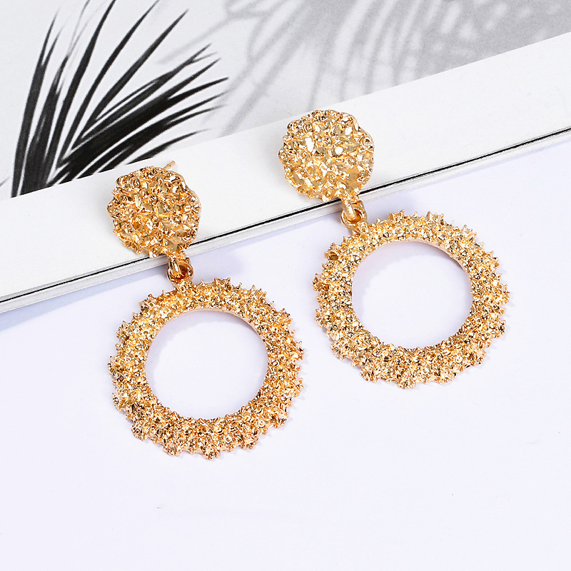 European and American Exaggerated Collar Bracelet Three-Piece Earrings Set Amazon Hot Choker African Tribal Necklace Ornament