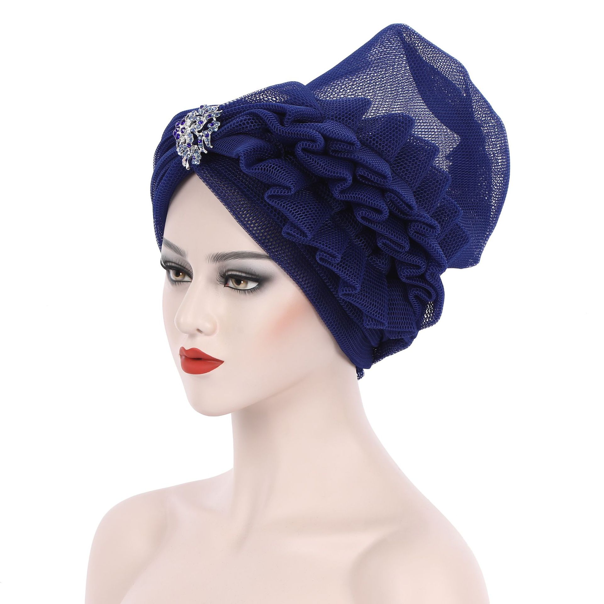 AliExpress Amazon Europe and America Cross Border New Laminated Fashion Accessories African Hat Multi-Color Factory in Stock Second Delivery AliExpress Amazon Europe and America Cross Border New Laminated Fashion Accessories African Hat Multi-Color Factory in Stock Second Delivery