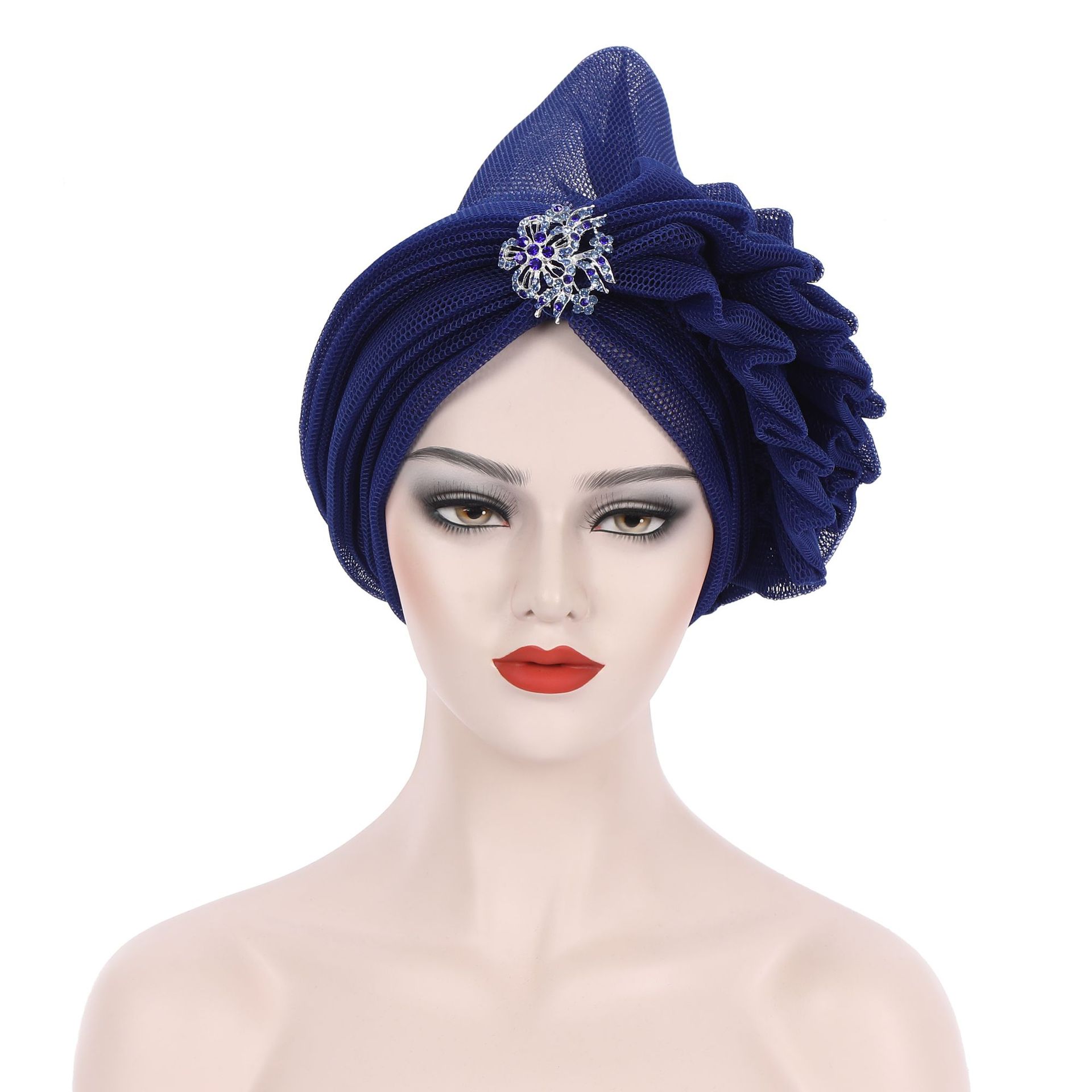 AliExpress Amazon Europe and America Cross Border New Laminated Fashion Accessories African Hat Multi-Color Factory in Stock Second Delivery AliExpress Amazon Europe and America Cross Border New Laminated Fashion Accessories African Hat Multi-Color Factory in Stock Second Delivery