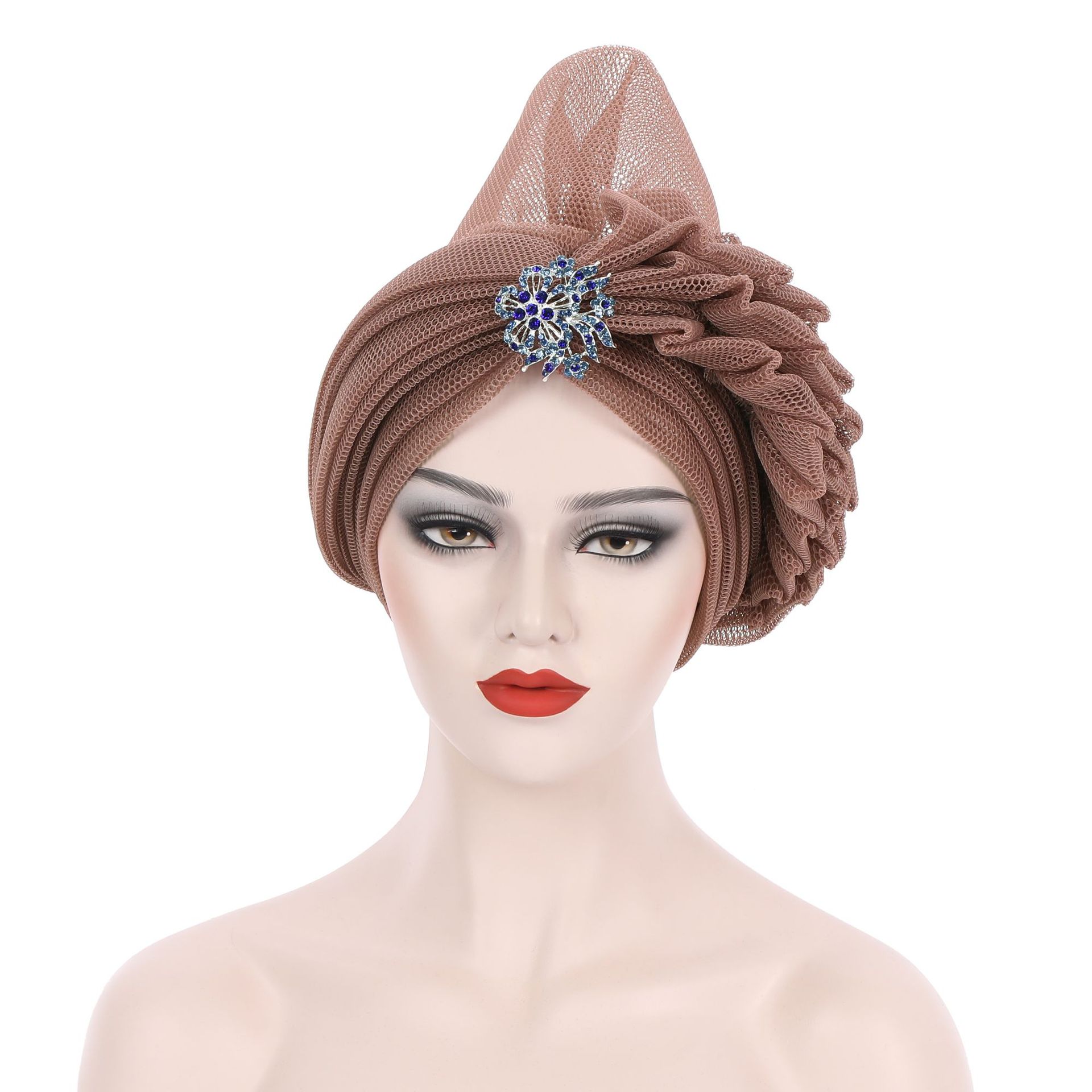 AliExpress Amazon Europe and America Cross Border New Laminated Fashion Accessories African Hat Multi-Color Factory in Stock Second Delivery AliExpress Amazon Europe and America Cross Border New Laminated Fashion Accessories African Hat Multi-Color Factory in Stock Second Delivery