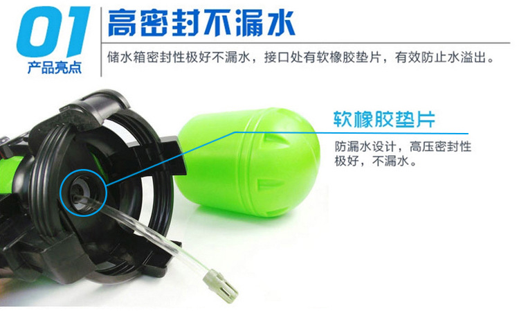 Backpack-type water gun summer children cartoon pull type fire extinguisher water gun plastic sandstand water toys