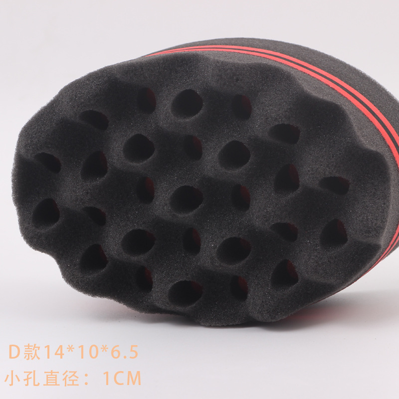 African Hot sponges, Oval Curlers, double hair styling tools with a curly sponge afro
