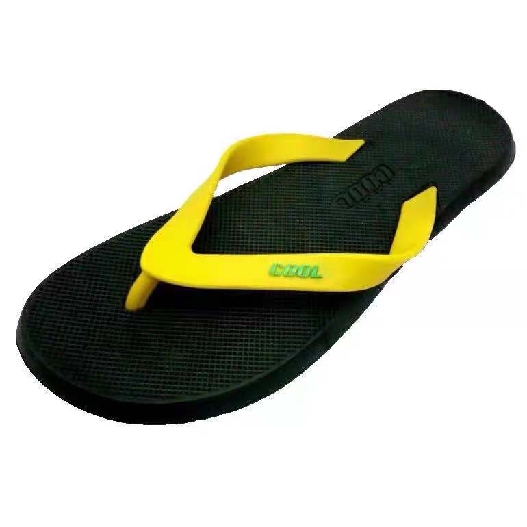 Foreign Trade Large Size African PVC Blowing Summer Slippers Non Slip Outdoor Men&#039;s Beach Flip Flops Factory Custom