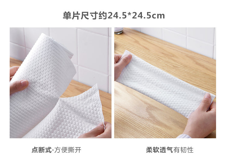 Dishcloth non-woven kitchen oil-free lazy man cleaning towel water absorbent household cleaning cloth washing dishes Dishcloth non-woven kitchen oil-free lazy man cleaning towel water absorbent household cleaning cloth washing dishes