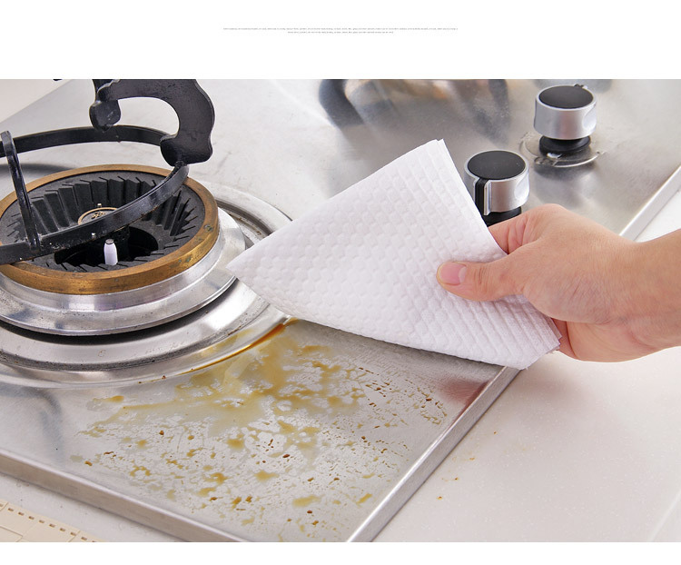 Dishcloth non-woven kitchen oil-free lazy man cleaning towel water absorbent household cleaning cloth washing dishes Dishcloth non-woven kitchen oil-free lazy man cleaning towel water absorbent household cleaning cloth washing dishes