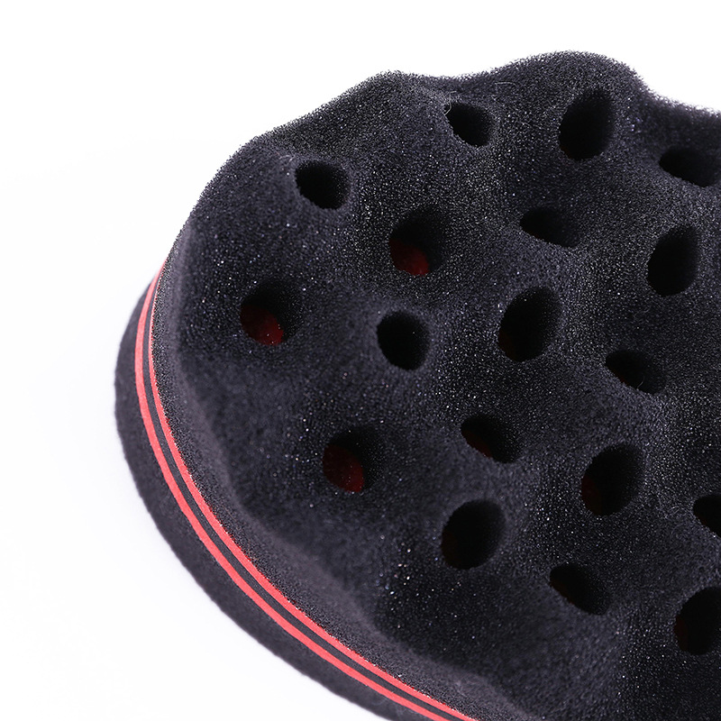 African Magic Curly Hair Sponge Creative Hairdressing Double-Sided Dual-Use with Holes Dirty Messy Hair Roll 2 African Magic Curly Hair Sponge Creative Hairdressing Double-Sided Dual-Use with Holes Dirty Messy Hair Roll 2