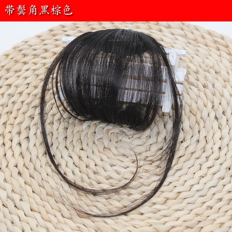 Wig Mini Bang Air Bangs Fake Bangs Women's Realistic Bangs Wig Set Thin Bangs Wig