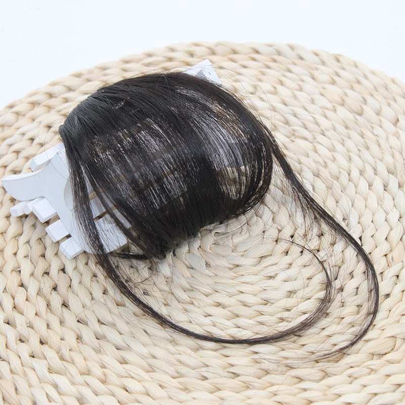 Wig Mini Bang Air Bangs Fake Bangs Women's Realistic Bangs Wig Set Thin Bangs Wig