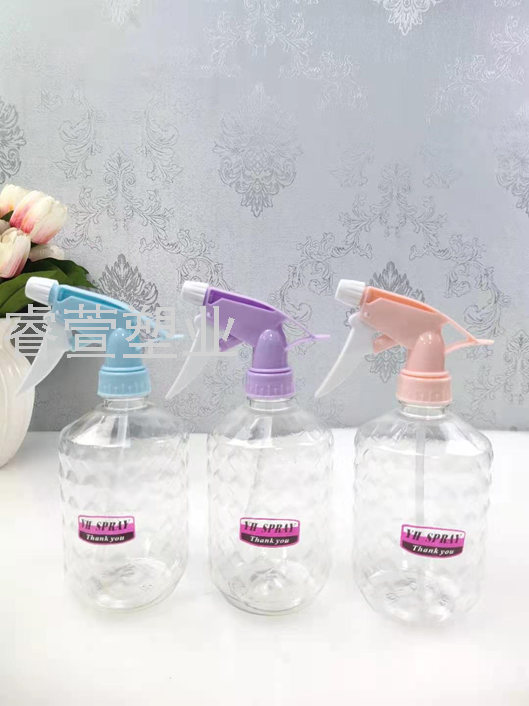 Sprinkling Can Pp Plastic Watering Sprayer Hand Pressure Sprinkler Sprinkling Can Adjustable Transparent New Color