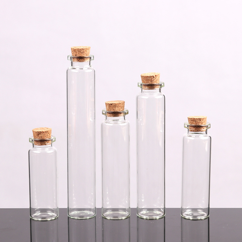 22 Bayonet Glass Tube Bottle Cork Medicine Powder Penicillin Bottle Fetal Hair Memorial Bottle Dry Powder Fire Extinguisher Bottles Wish Drift Bottle