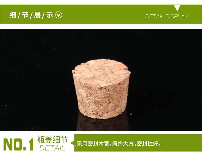 22 Bayonet Glass Tube Bottle Cork Medicine Powder Penicillin Bottle Fetal Hair Memorial Bottle Dry Powder Fire Extinguisher Bottles Wish Drift Bottle
