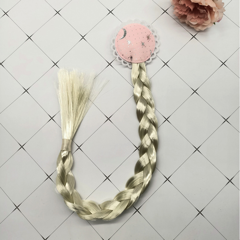 Ice and Snow Celebrity Inspired Corner Amazon Hot Selling Holiday Dress up Role Playing Princess Girl Hair Clip Elsa Style Wig Braid Ice and Snow Celebrity Inspired Corner Amazon Hot Selling Holiday Dress up Role Playing Princess Girl Hair Clip Elsa Style Wig Braid