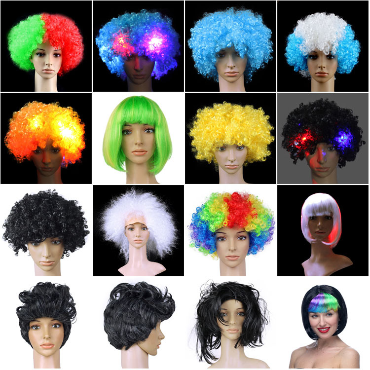 Manufacturer direct selling long hair wig, men and women wear wigs for wigs.