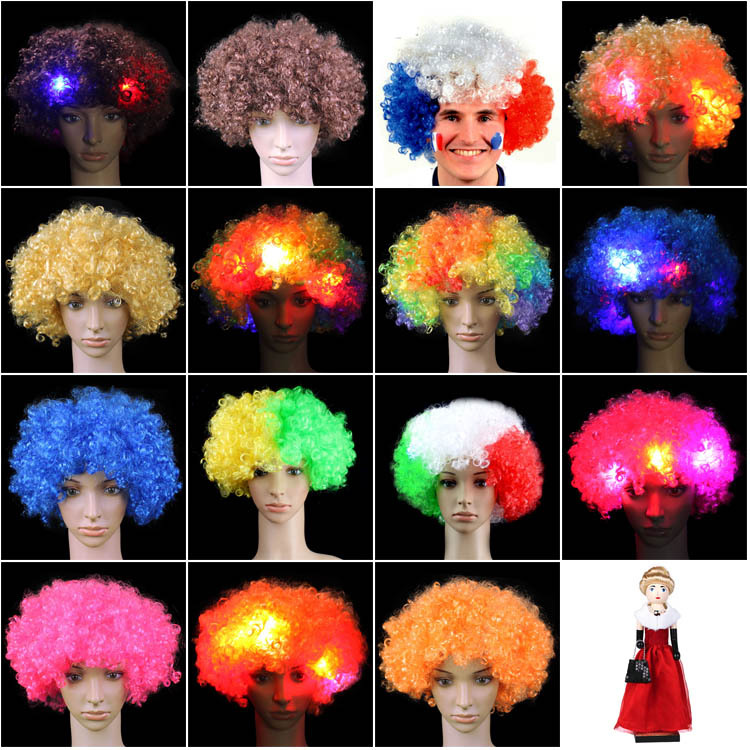 Manufacturer direct selling long hair wig, men and women wear wigs for wigs.