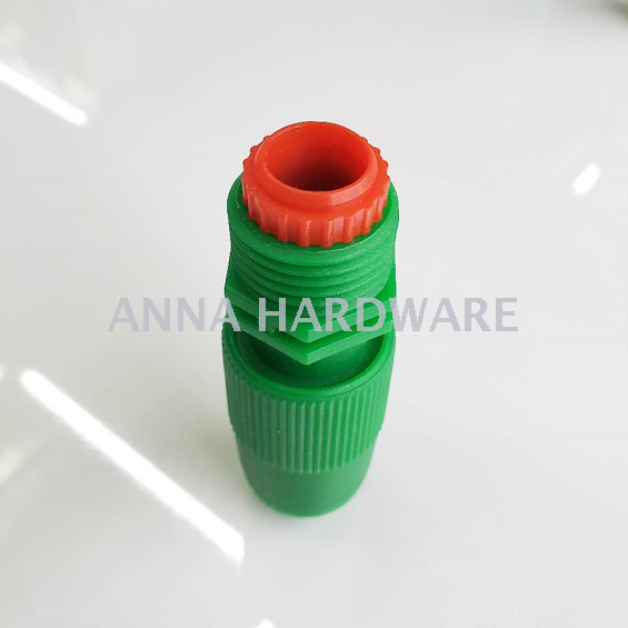 Plastic sprayer head bullet head plastic 4 minute sprayer head garden lawn green sprayer head