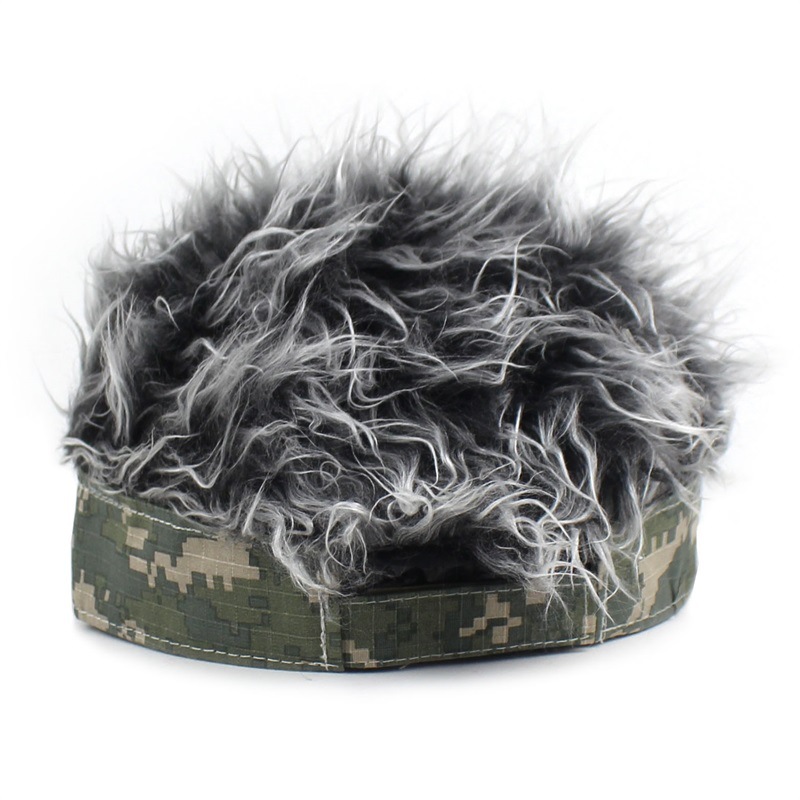 Wig Chinese Landlord Hat Men's Ins New Women's Street Fashion Yupi Hip Hop Hat Outdoor Leisure Melon Skin Hat