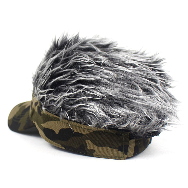 Wig Chinese Landlord Hat Men's Ins New Women's Street Fashion Yupi Hip Hop Hat Outdoor Leisure Melon Skin Hat
