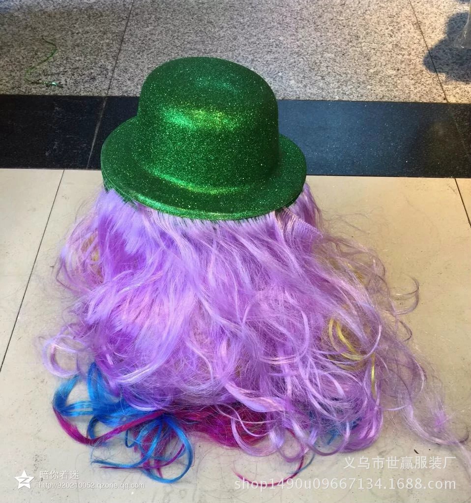 PVC gold powder wig ball party