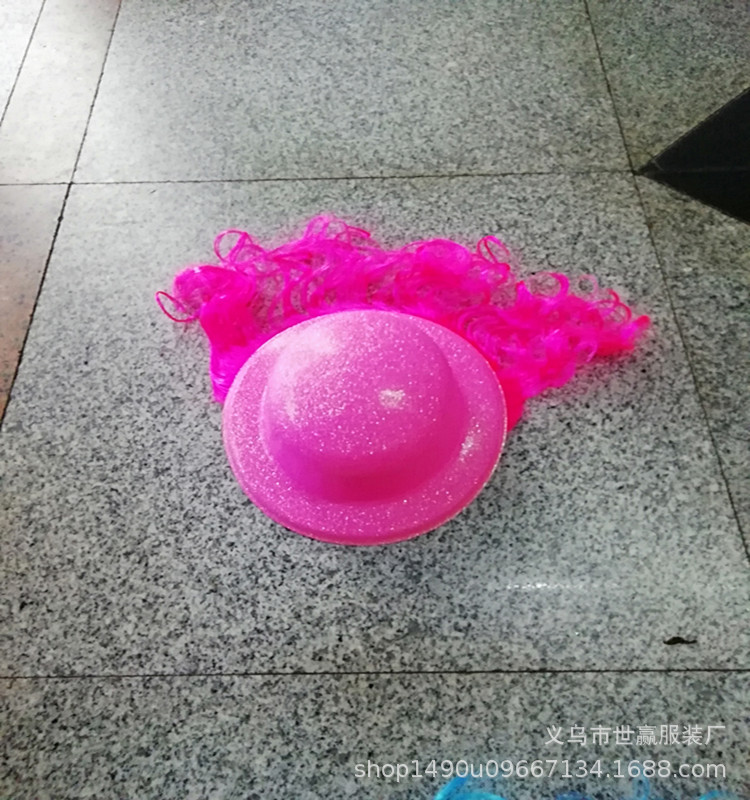 PVC gold powder wig ball party