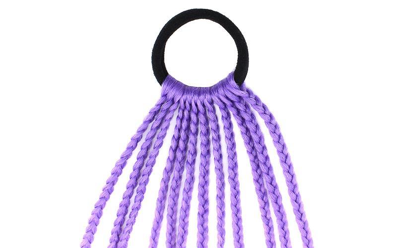 Wig Ponytail Braid Twist Braid Strap Dreadlocks Ponytail Ethnic Style Colorful Braid Gradient African Dreadlocks Wig Ponytail Braid Twist Braid Strap Dreadlocks Ponytail Ethnic Style Colorful Braid Gradient African Dreadlocks