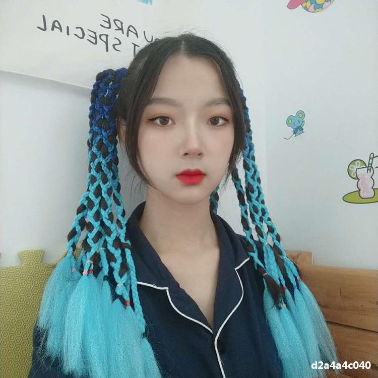 Wig Ponytail Braid Twist Braid Strap Dreadlocks Ponytail Ethnic Style Colorful Braid Gradient African Dreadlocks Wig Ponytail Braid Twist Braid Strap Dreadlocks Ponytail Ethnic Style Colorful Braid Gradient African Dreadlocks