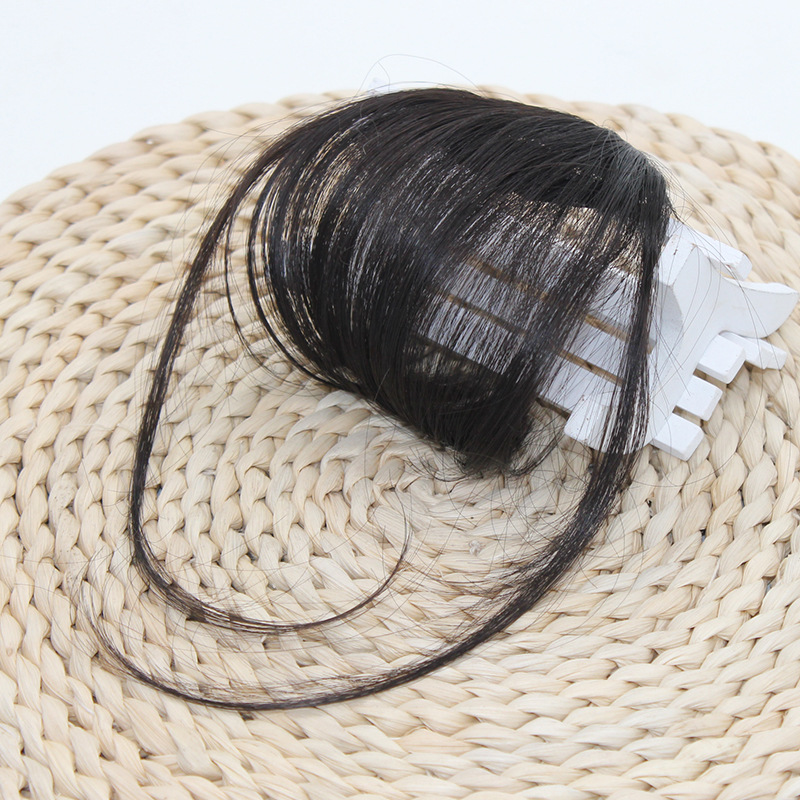 Wig Mini Bang Air Bangs Fake Bangs Women's Realistic Bangs Wig Set Thin Bangs Wig