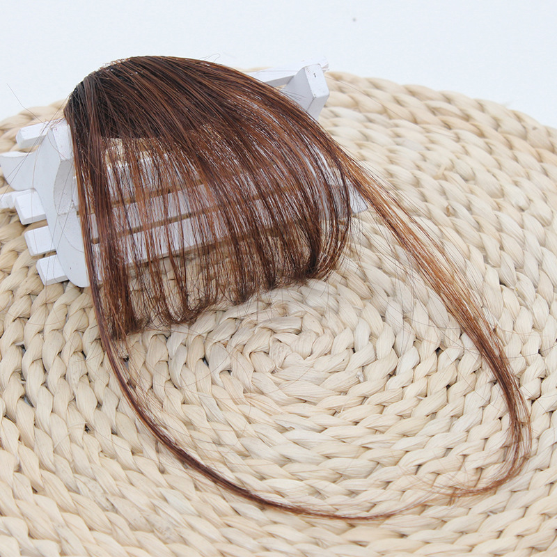 Wig Mini Bang Air Bangs Fake Bangs Women's Realistic Bangs Wig Set Thin Bangs Wig