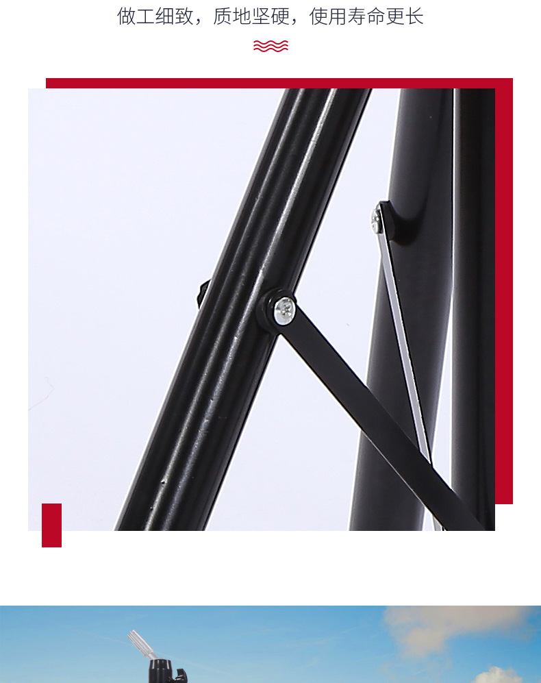 Holder for Head Model Wig Stand Hairdressing Bracket Tripod Hairdressing Practice Bracket