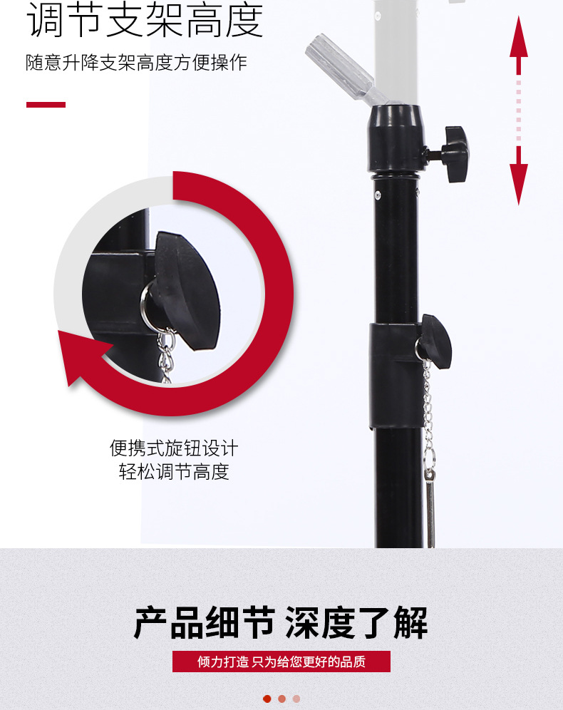 Holder for Head Model Wig Stand Hairdressing Bracket Tripod Hairdressing Practice Bracket
