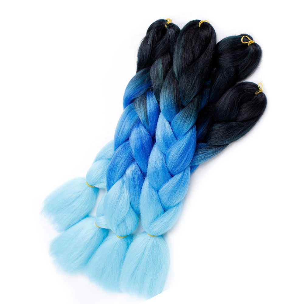 Colorful Gradient Wig Fiber Braids African Dreadlocks Big Braid Braid Hair Big Braid Braid Hair