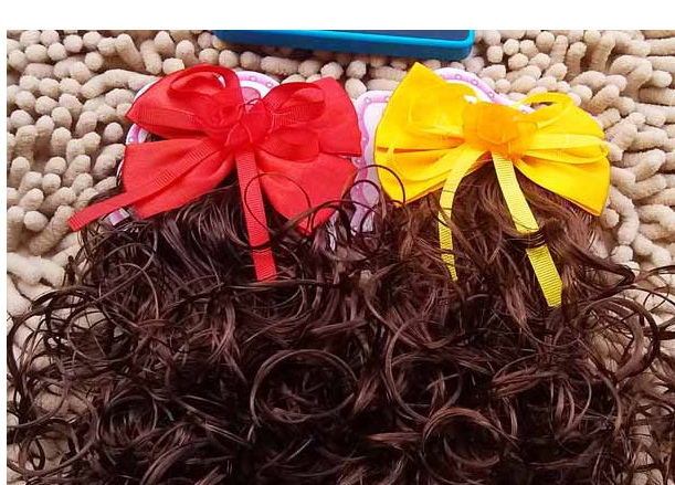 Single Mixed Big Wig Hair Accessories Wholesale Yiwu Wholesale 2 Yuan Store Hot Sale