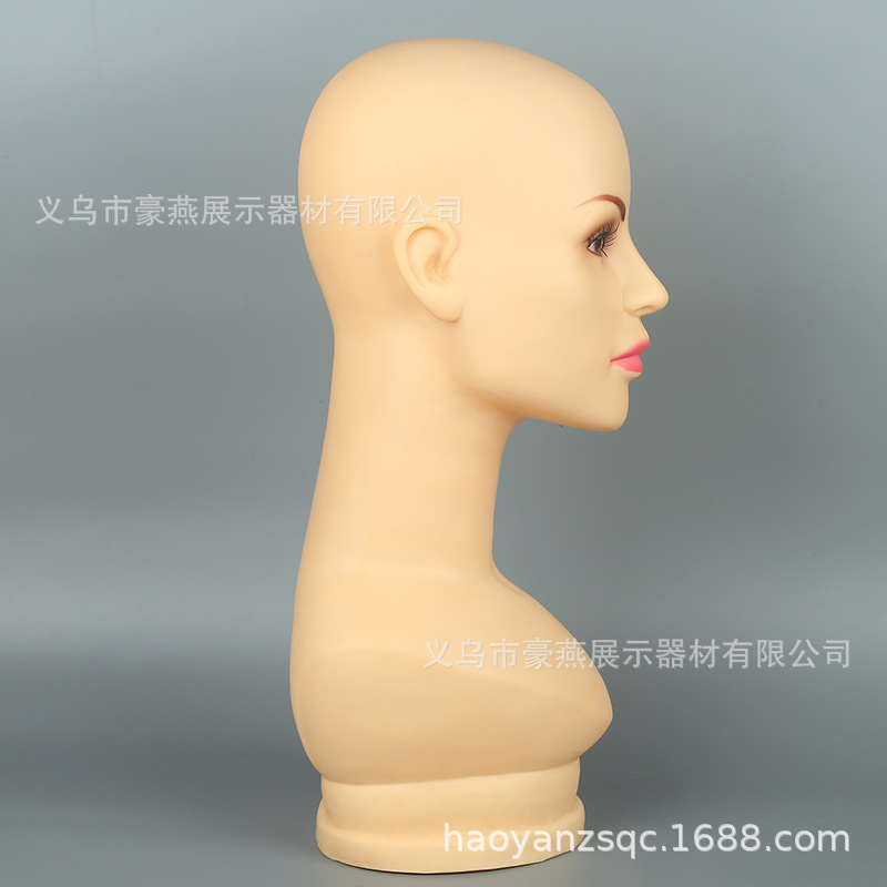 European and American Foreign Female Head Mannequin Wig Hat Scarf Display Ornament Head Model European and American Foreign Female Head Mannequin Wig Hat Scarf Display Ornament Head Model