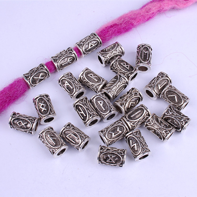 Wig Reggae Ornament Beaded Dreadlocks Hairware Decorative Beaded Vintage Alloy Large Hole Beads