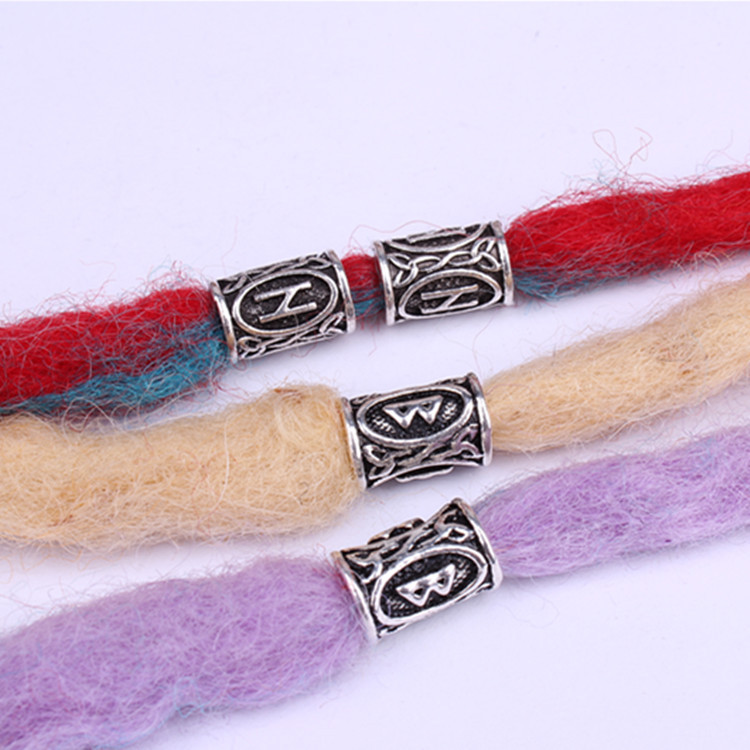 Wig Reggae Ornament Beaded Dreadlocks Hairware Decorative Beaded Vintage Alloy Large Hole Beads