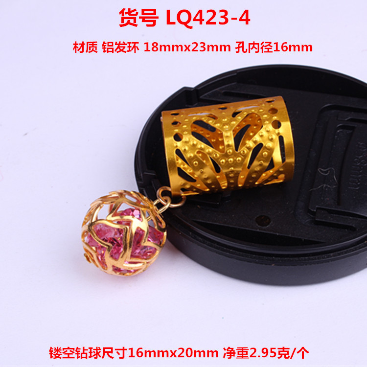 Wig Reggae Ornament Beaded Dreadlocks Hairware Decorative Beaded Vintage Alloy Large Hole Beads