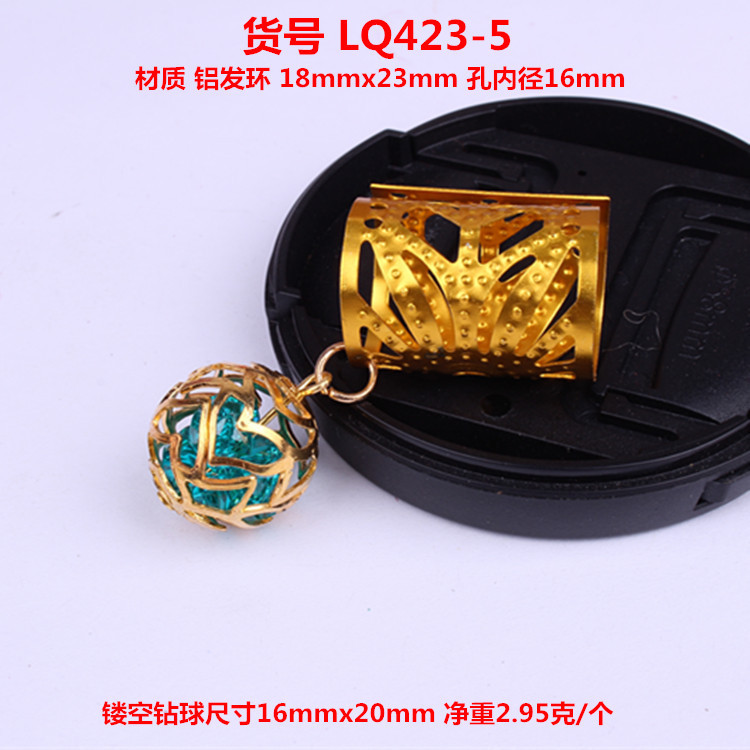 Wig Reggae Ornament Beaded Dreadlocks Hairware Decorative Beaded Vintage Alloy Large Hole Beads