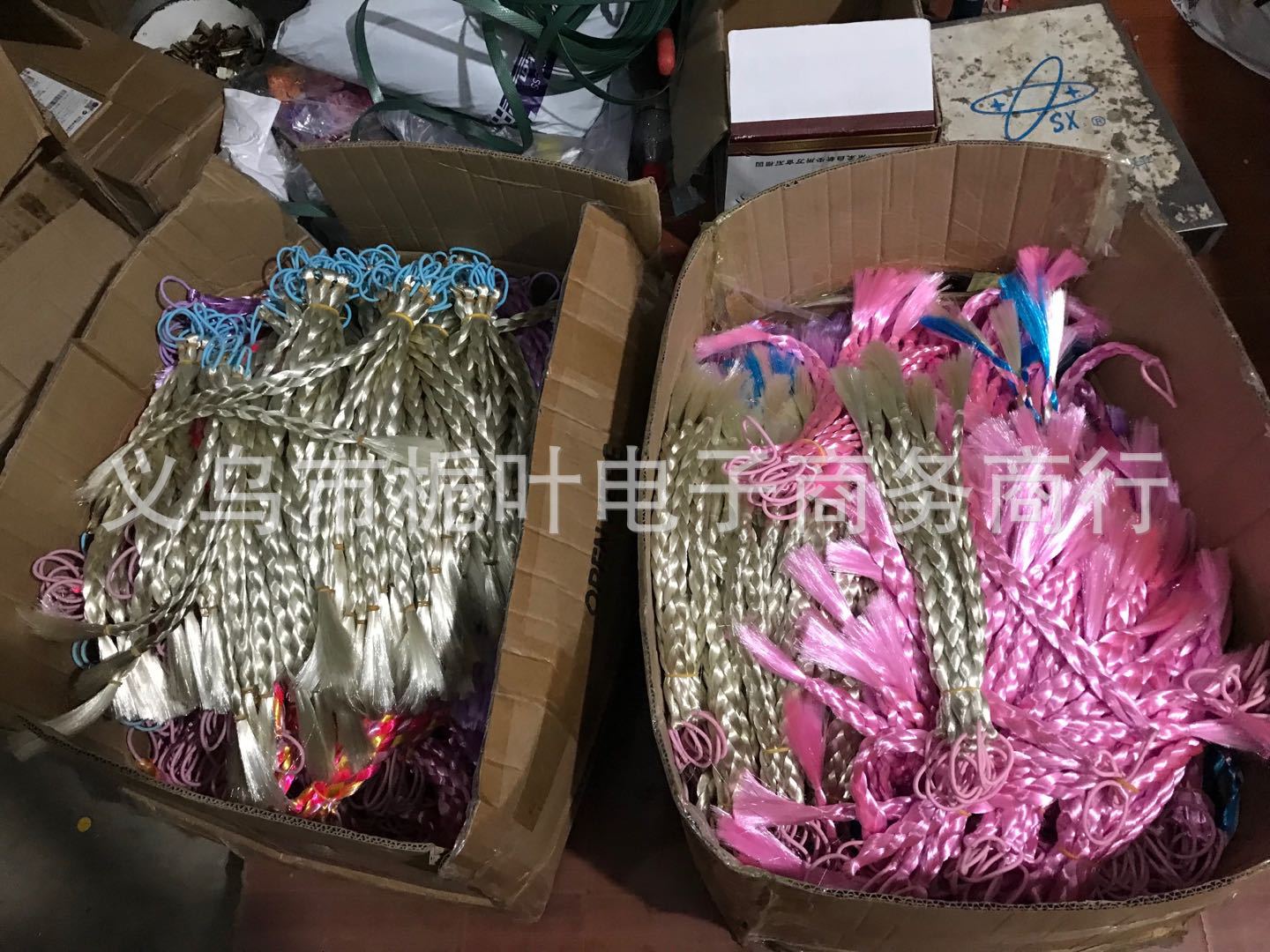 Ice and Snow Princess Elsa Wig Braid Headband Head Buckle Dream Mesh Snowflake Braid Festival Dressing Stage Hair Accessories