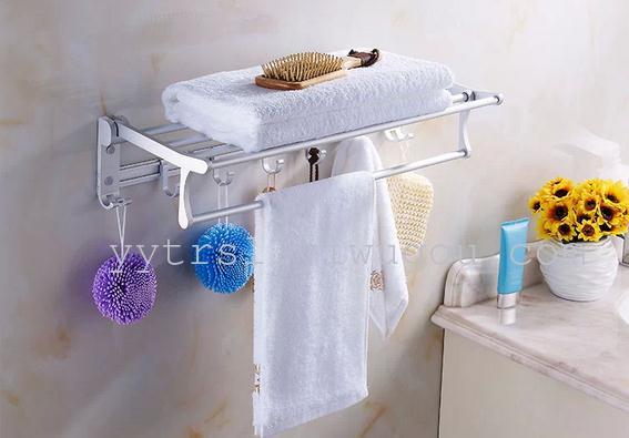 Aluminum Towel rack bathroom accessories bathroom Bathroom space suit metal Towel rack shelf Aluminum Towel rack bathroom accessories bathroom Bathroom space suit metal Towel rack shelf